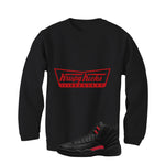 Air Jordan 12 Bloodline Matching T-Shirt, Sweatshirts, & Hoodies Black T-Shirt (Krispy Kicks)| illcurrency