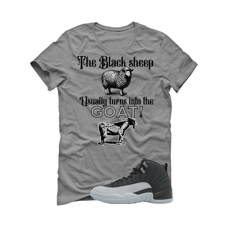 Air Jordan 12 Black/Wolf Grey Grey T-Shirt (the black sheep usually turns into the GOAT!)| illcurrency