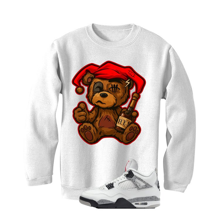 Air Jordan 4 White Cement White T-Shirt (Teddy Henny)| illcurrency