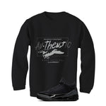 Air Jordan 3 Black Cat Black T-Shirt (Authentic)| illcurrency