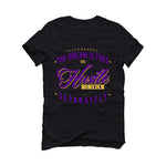 Air Jordan 12 Field Purple - Black T-Shirt (The dream is free)