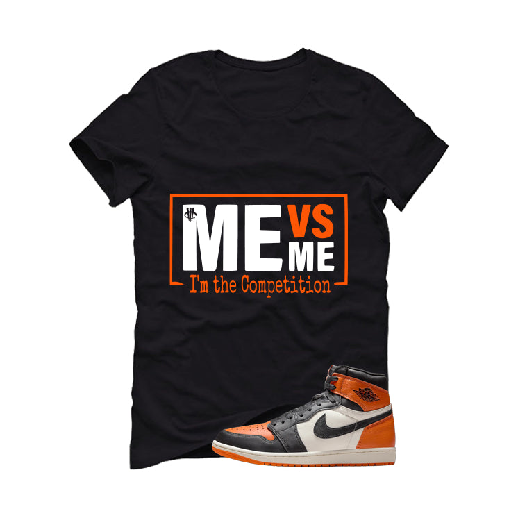 Air Jordan 1 High OG Shattered Backboard Black T-Shirt (Me Vs Me)| illcurrency