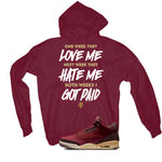 Air Jordan 3 OG Bin 23 Matching T-Shirt Maroon T-Shirt (Paid)| illcurrency