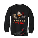 Air Jordan 12 Bloodline Matching T-Shirt, Sweatshirts, & Hoodies Black T-Shirt (Paid in Full)| illcurrency