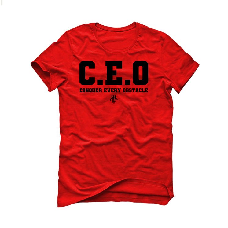 Air Jordan 14 “Black/White” | illcurrency Red T-Shirt (CEO)