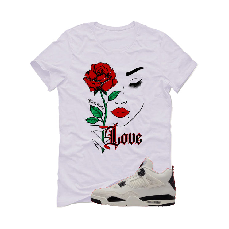 Air Jordan 4 Flight Club Matching T-Shirt, Sweatshirts & Hoodies White T-Shirt (Love)| illcurrency