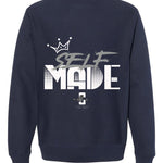 AIR JORDAN 3 “WHITE NAVY”| ILLCURRENCY Navy Blue T-Shirt (Self Made)