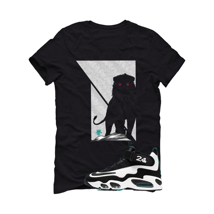 Nike Air Griffey Max 1 Freshwater Matching T-Shirt, Sweatshirts, & Hoodies Black T-Shirt (Lion)| illcurrency