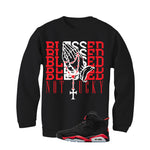 Air Jordan 6 Reverse Infrared Matching T-Shirt, Sweatshirts & Hoodies Black T-Shirt (Blessed not lucky)| illcurrency