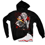 Air Jordan 6 White Infrared Matching T-Shirt Demon Slayer