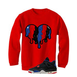 Air Jordan 4 Rare Air Red T-Shirt (Heart)| illcurrency
