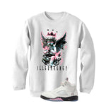 Air Jordan 5 OG 35th Anniversary Matching T-Shirt, Sweatshirts & Hoodies White T-Shirt (Graffiti Angel)| illcurrency