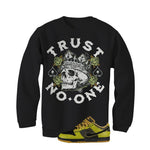 Nike Dunk Low Halloween Skull Black T-Shirt (TRUST NO ONE)| illcurrency
