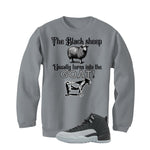 Air Jordan 12 Black/Wolf Grey Grey T-Shirt (the black sheep usually turns into the GOAT!)| illcurrency