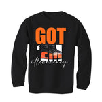 Air Jordan 12 “Brilliant Orange” | illcurrency Black T-Shirt (Got Em)