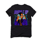 Air Jordan 6 Retro Aqua Black T-Shirt (Double Up)