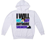 Air Jordan 6 Retro Aqua - White T-Shirt (I WILL NOT BUY ANYMORE SNEAKERS)