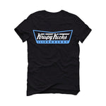 Air Jordan 1 "UNC Toe" Black T-Shirt (Krispy Kicks)