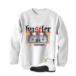 Air Jordan 12 Taxi Matching T-Shirt, Sweatshirts & Hoodies White T-Shirt (See No Evil Hustler)| illcurrency