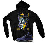 Air Jordan 4 OG Lakers Matching T-Shirt, Sweatshirts & Hoodies Black T-Shirt (Graffiti Angel)| illcurrency