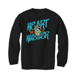 Nike Dunk Low “Miami Dolphins” | illcurrency Black T-Shirt (heart of a hustle)