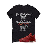 Nigel Sylvester x Air Jordan 4 Brick by Brick Black T-Shirt (the black sheep usually turns into the GOAT!)| illcurrency