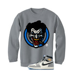 Air Jordan 1 High OG All-Star Matching T-Shirt, Sweatshirts & Hoodies Grey T-Shirt (Joke The Joker)| illcurrency