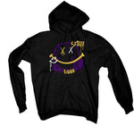 Air Jordan 12 Field Purple - Black T-Shirt (Smile)