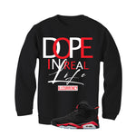 Air Jordan 6 Reverse Infrared Matching T-Shirt, Sweatshirts & Hoodies Black T-Shirt (DOPE)| illcurrency