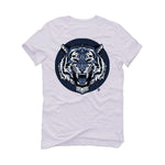 AIR JORDAN 3 “WHITE NAVY”| ILLCURRENCY White T-Shirt (ANGRY TIGER)