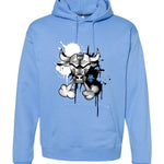 Air Jordan 1 "UNC Toe" Carolina Blue T-Shirt (Iron Bull)