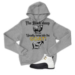 Air Jordan 12 Taxi Matching T-Shirt, Sweatshirts & Hoodies Grey T-Shirt (The Black Sheep Usually Turns Into The Goat!)| illcurrency
