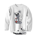 Air Jordan 4 White Cement White T-Shirt (Big Teddy)| illcurrency