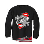 Air Jordan 1 Low OG Banned Matching T-Shirt, Sweatshirts & Hoodies Black T-Shirt (Gossip)| illcurrency
