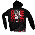 Air Jordan 6 Reverse Infrared Matching T-Shirt, Sweatshirts & Hoodies Black T-Shirt (Blessed not lucky)| illcurrency