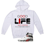 Air Jordan 8 Bugs Bunny Matching T-Shirt, Sweatshirts & Hoodies White T-Shirt (Bad Choices)| illcurrency