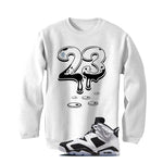 Air Jordan 6 Oreo Matching T-Shirt White T-Shirt (23)| illcurrency