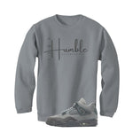 Air Jordan 4 Paris Olympics Grey T-Shirt (Stay Humble)| illcurrency