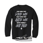 Air Jordan 1 Low OG Shadow Black T-Shirt (Paid)