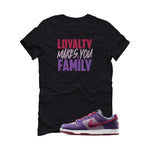 Nike Dunk Low “Plum” | illcurrency Black T-Shirt (Loyalty)