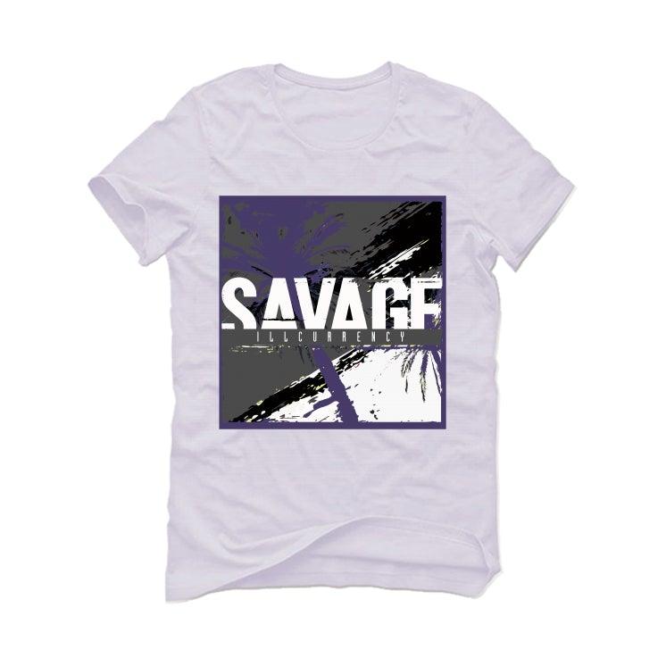 Air Jordan 7 Retro 'Flint' 2021 White T-Shirt (Savage Illcurrency) - illCurrency Sneaker Matching Apparel
