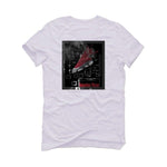 Air Jordan 13 Flint Red 2021 White T-Shirt (Splash 13 Sneaker) - illCurrency Sneaker Matching Apparel