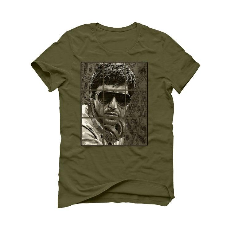 Nike Air Max 97 SHADE GREEN Military Green T-Shirt (PACINO) - illCurrency Sneaker Matching Apparel