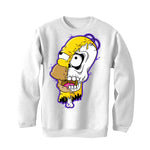 Air Jordan 5 “Concord” White T-Shirt (Homer Skull)