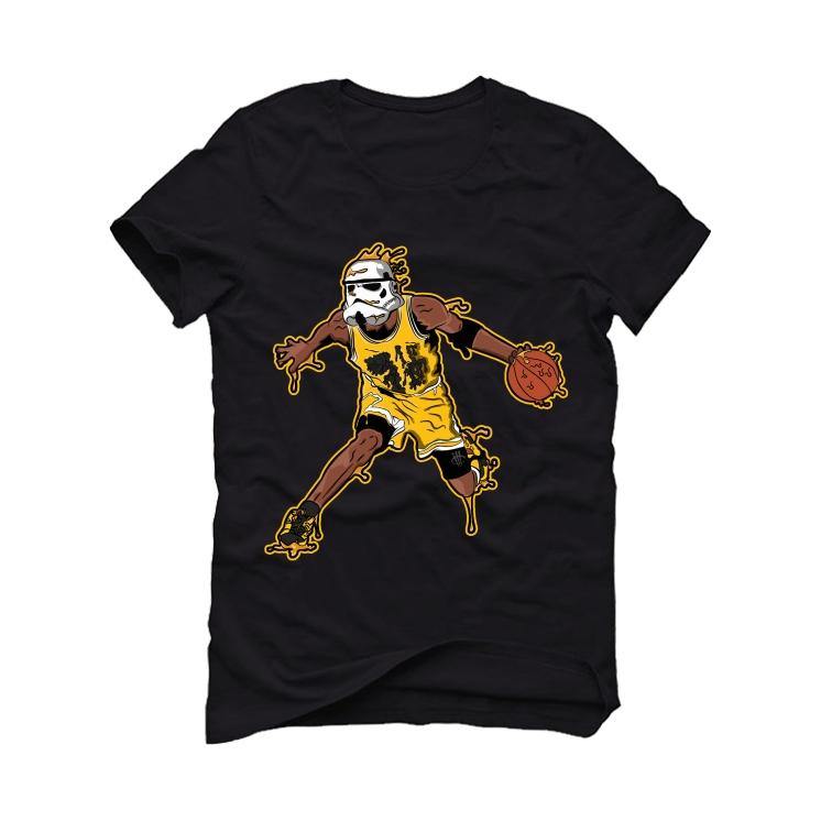 AIR JORDAN 12 BLACK AND YELLOW 2020 Black T-Shirt (STORM BALLER) - illCurrency Sneaker Matching Apparel