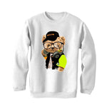 AIR JORDAN 1 HI VOLT GOLD 2021 White T-Shirt (ill C bear) - illCurrency Sneaker Matching Apparel