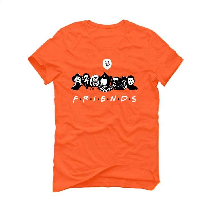 Air Jordan 1 Lows 'Shattered Backboard' Orange T-Shirt (Friends) - illCurrency Sneaker Matching Apparel