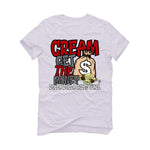 Air Jordan 3 “White Cement Reimagined” | illcurrency White T-Shirt (DOLLA DOLLA BILLS YA)
