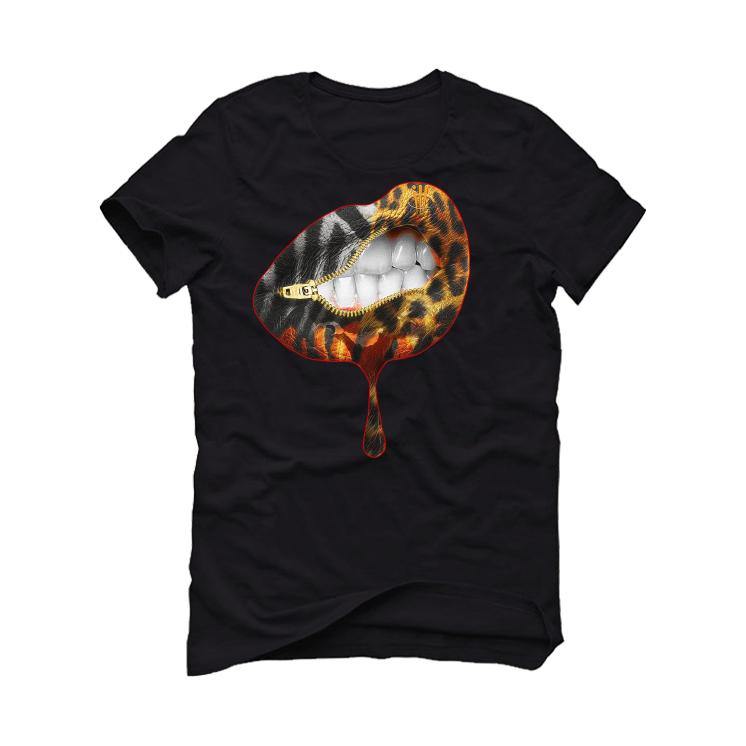 Nike Air Max 90 Safari Print Black T-Shirt (LIPS UNSEALED) - illCurrency Sneaker Matching Apparel