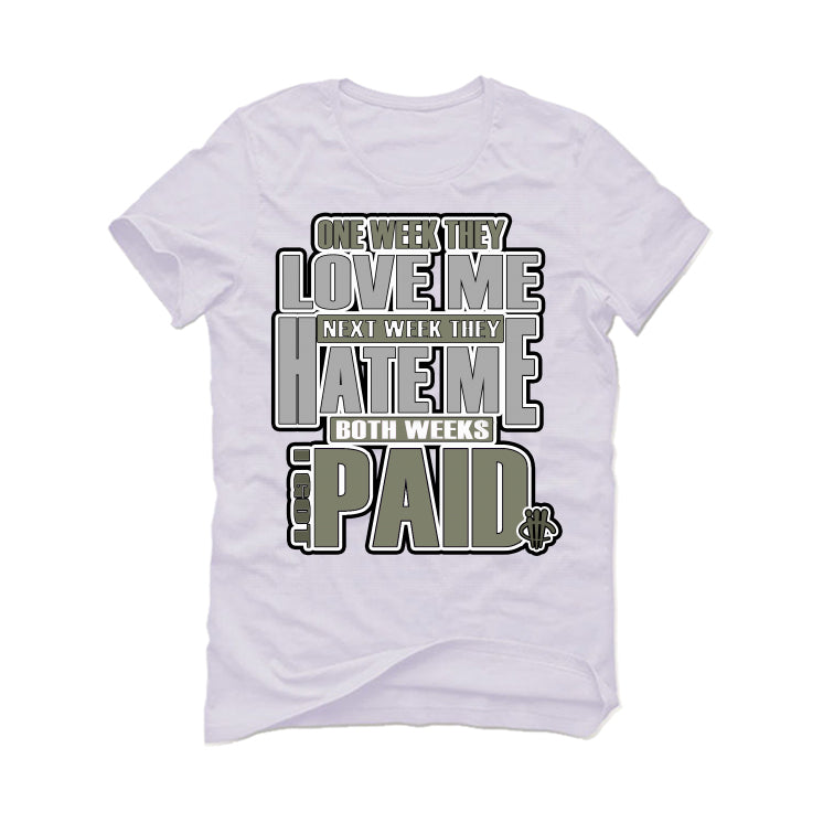 Nike Dunk Low “Medium Olive” White T-Shirt (Paid)